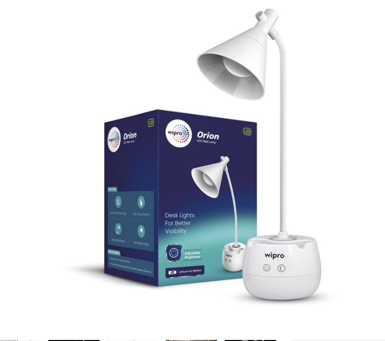 Wipro Orion 6w Rechargeable LED Table Lamp